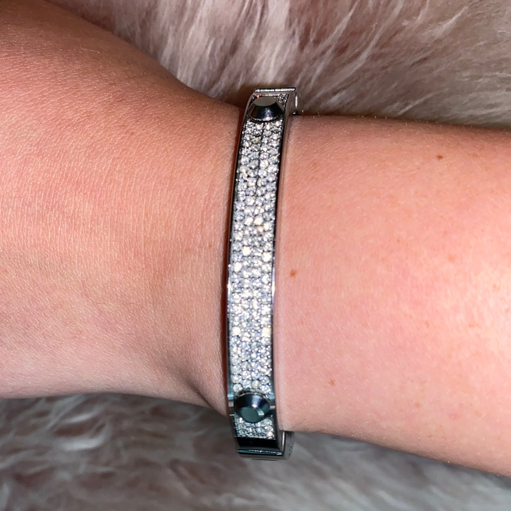 Michael Kors Silver Tone Bangle Bracelet